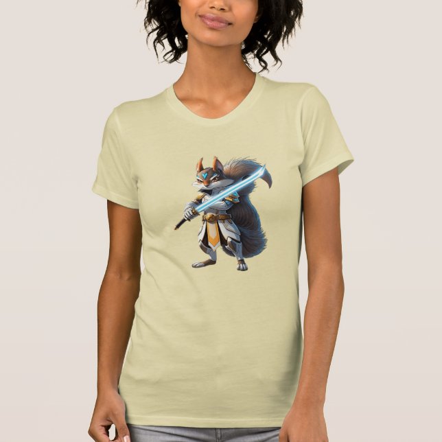 Camiseta Anime Samurái Ardilla Guerrera (Anverso)