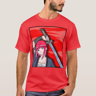 Camiseta Anime Samurai Chica Weeb & Anime (2)