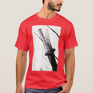 Camiseta Anime Samurai Katana Manga Otak japonés estético