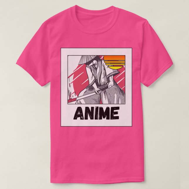 Camiseta Anime Samurai Manga Anime Dice Otaku  (Diseño del anverso)