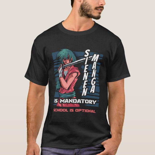 Camiseta Anime Sienen Kawaii Manga Japón Cosplay Otaku Japo (Anverso)