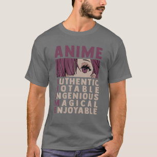 Camiseta Anime Significa Auténtico Notable Ingenioso Mágico