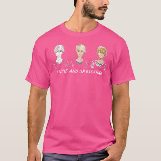 Camiseta Anime Sketching