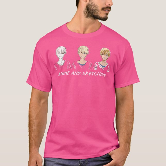 Camiseta Anime Sketching (Anverso)
