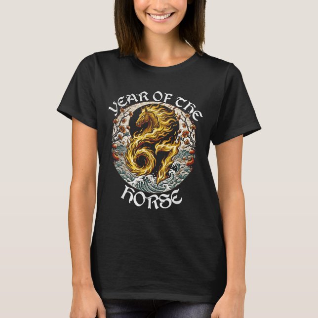 Camiseta Anime Srit Fire Horse 2026-7 Mythic Zodiac New Yea (Anverso)