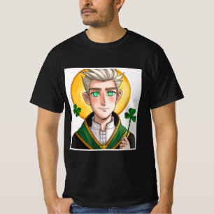 Camiseta Anime St Patrick católico Día de San Patricio Mang