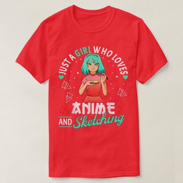 Camiseta Anime Stuff  (Diseño del anverso)