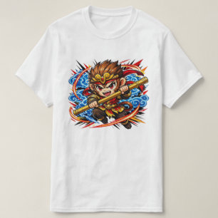 Camiseta Anime Sun Wukong Rey Mono - Viaje al Oeste
