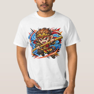 Camiseta Anime Sun Wukong Rey Mono - Viaje al Oeste