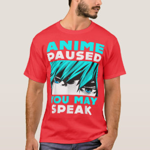 Camiseta Anime te detuvo y puedes hablar sobre el Manga jap