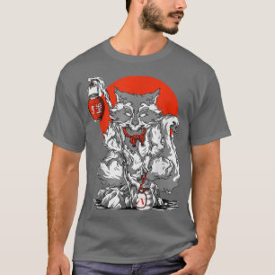 Camiseta Anime Tengu Wolf Tee T-Shirt
