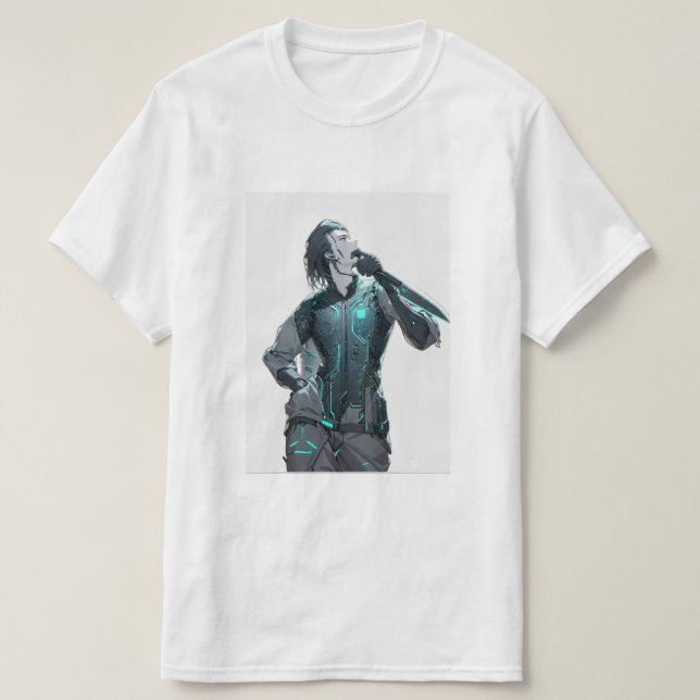 Camiseta anime terror (Diseño del anverso)