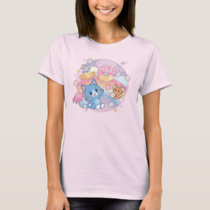 Camiseta Anime Tom y Jerry Candy Fiesta