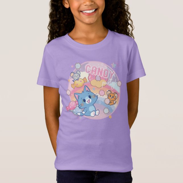Camiseta Anime Tom y Jerry Candy Fiesta (Anverso)