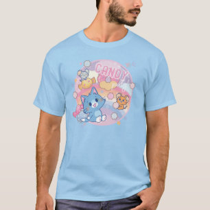 Camiseta Anime Tom y Jerry Candy Fiesta