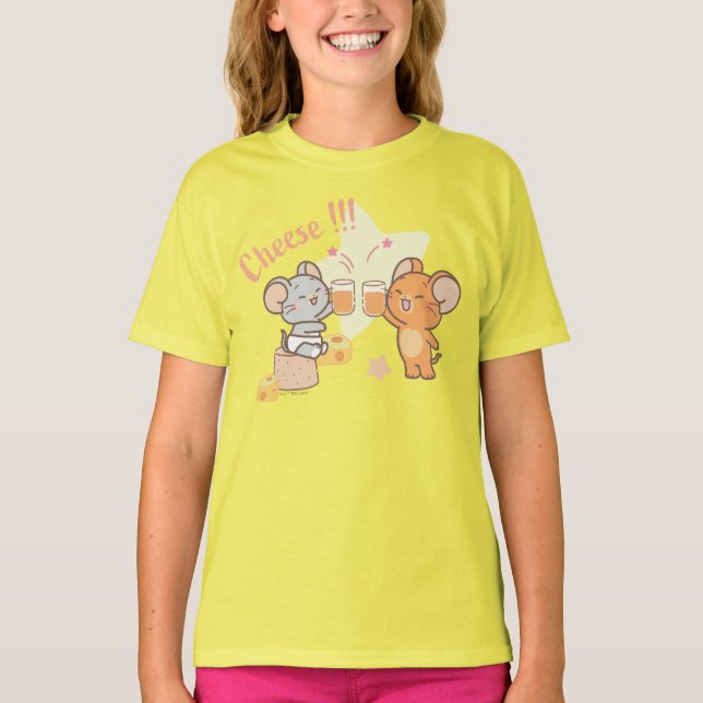 Camiseta Anime Tuffy y Jerry Cheese (Anverso)