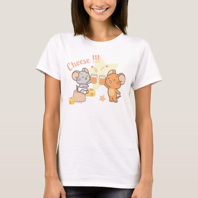 Camiseta Anime Tuffy y Jerry Cheese (Anverso)