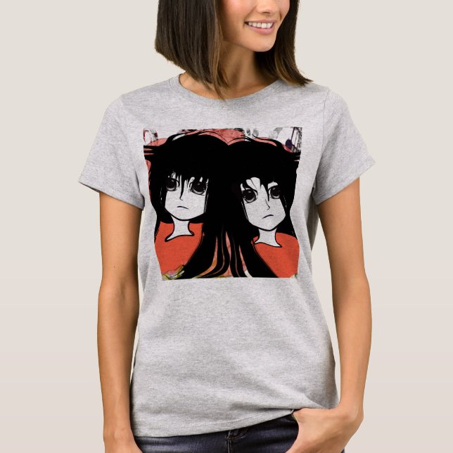 Camiseta Anime Twins (Anverso)