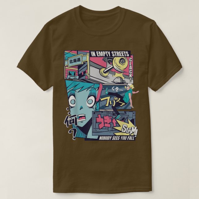Camiseta Anime Vaporwave Skater Guay Fun Retrowave Cart de  (Diseño del anverso)