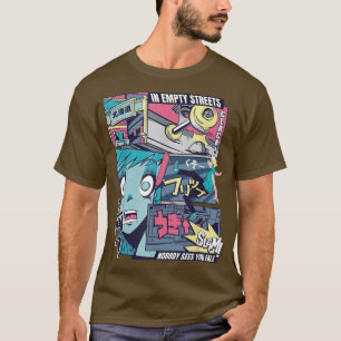 Camiseta Anime Vaporwave Skater Guay Fun Retrowave Cart de 