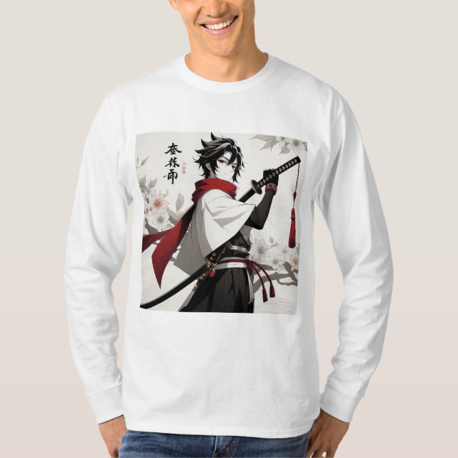 Camiseta Anime Vibes Long Sleeve Tee (Anverso)