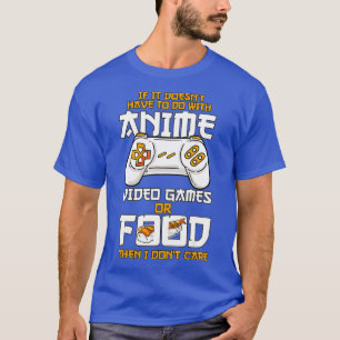 Camiseta Anime Video Games Alimentos Sushi Gaming Merch Ota