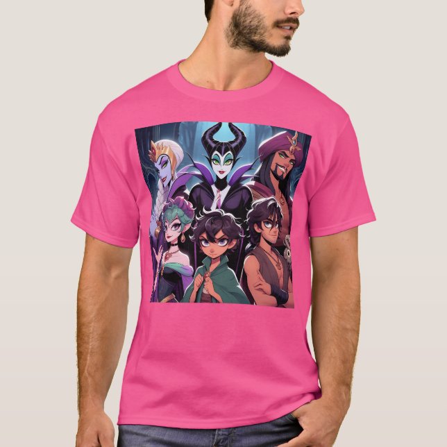 Camiseta Anime Villains (Anverso)