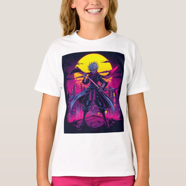 Camiseta Anime Violet - Estética audaz y soñadora (Anverso)