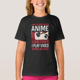 Camiseta Anime Waifu Chica Oyes Video Games Gaming Quo