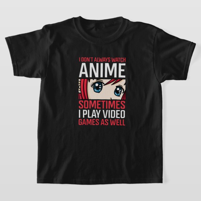 Camiseta Anime Waifu Chica Oyes Video Games Gaming Quo (Distribución)