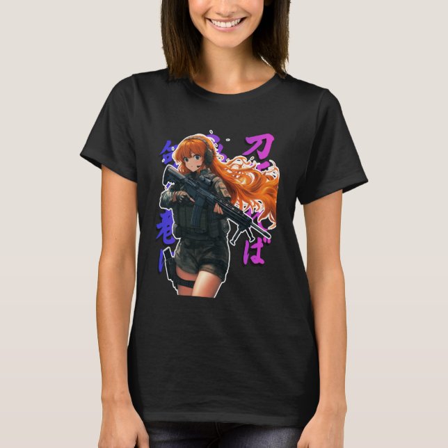 Camiseta Anime Waifu Graphic (Anverso)