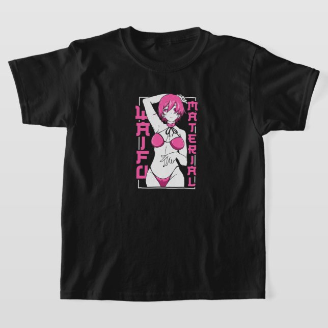 Camiseta Anime Waifu Material japonés Anime Lover (Distribución)