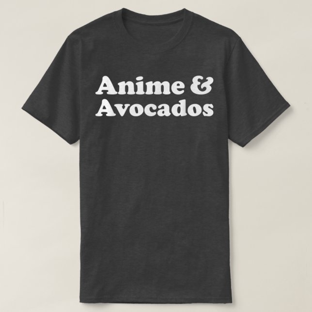 Camiseta Anime y Aguacates o Aguacate Kawaii (Diseño del anverso)