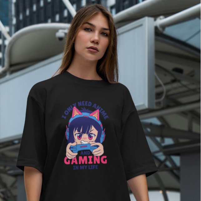 Camiseta Anime Y Gaming (Subido por el creador)
