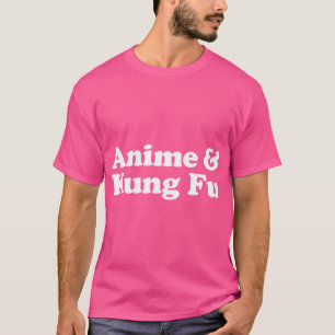 Camiseta Anime Y Kung Fu Kawaii