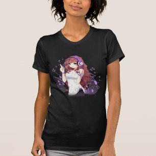 Camiseta Anime y la música Merch Kawaii Manga Otaku para lo