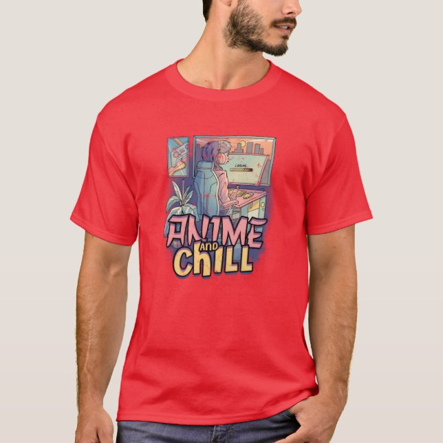 Camiseta Anime y relájate Anime (Anverso)