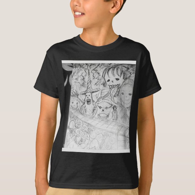 Camiseta anime yaie monster manga (Anverso)