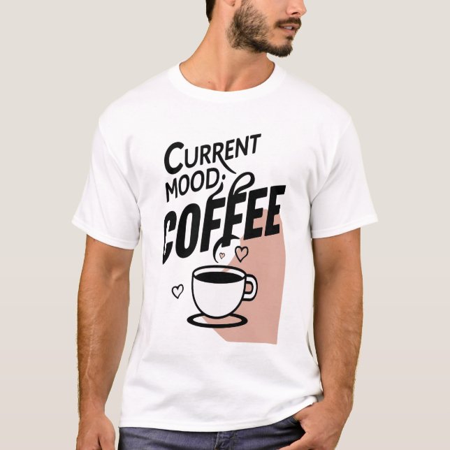 Camiseta Ánimo Actual: Café (Anverso)