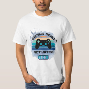 Camiseta "Ánimo de juego: encendido - enciende y juega cami