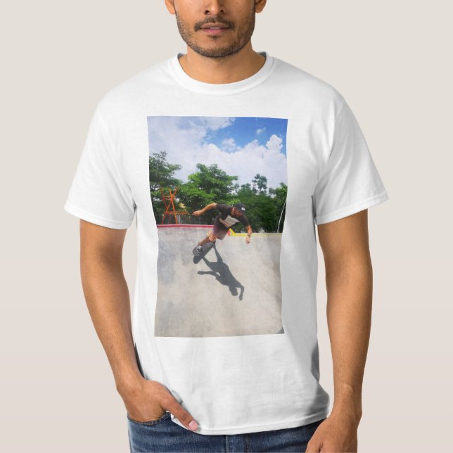 Camiseta Ánimo de la rampa de piel (Anverso)