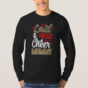 Camiseta Ánimo Mami Mayor Fan Leopard Print Y Pom Pom Pom