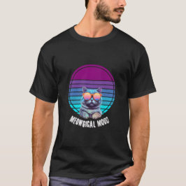 Camiseta Ánimo Meowgical - Vibes de gato retro