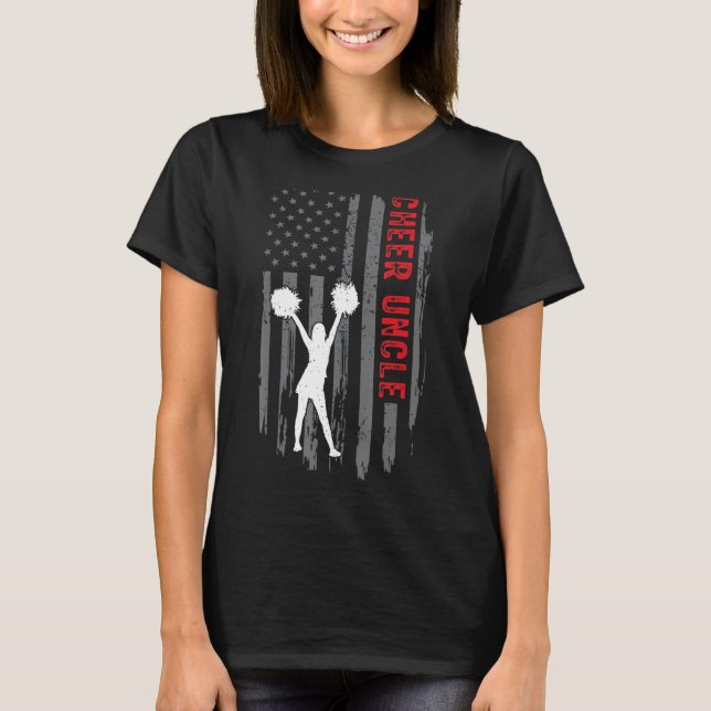 Camiseta Ánimo Tío Cheerader Cheerled Mens US Fla (Anverso)