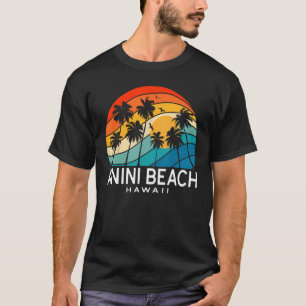Camiseta Anini Beach Hawaii Palm Tree Tropical Beach Souven