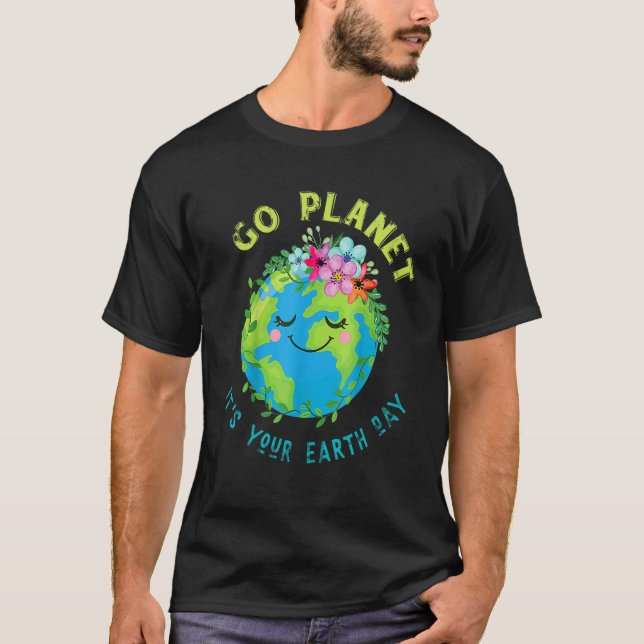Camiseta Anivers del planeta del Día de la Tierra (Anverso)