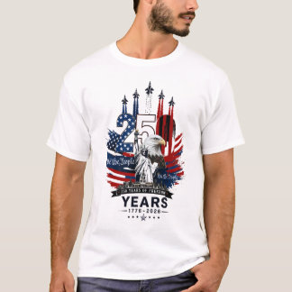 Camiseta Aniversario 250 de EE. UU. Patriótico 250 Años de 