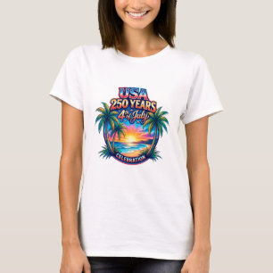 Camiseta aniversario 250 de Estados Unidos en Palm Beach