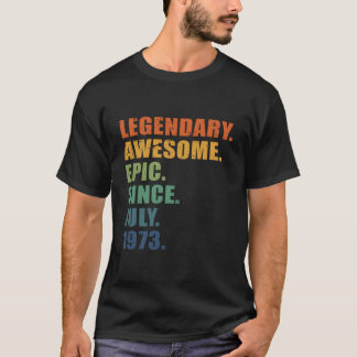 Camiseta Aniversario 50 años de julio de 1973
