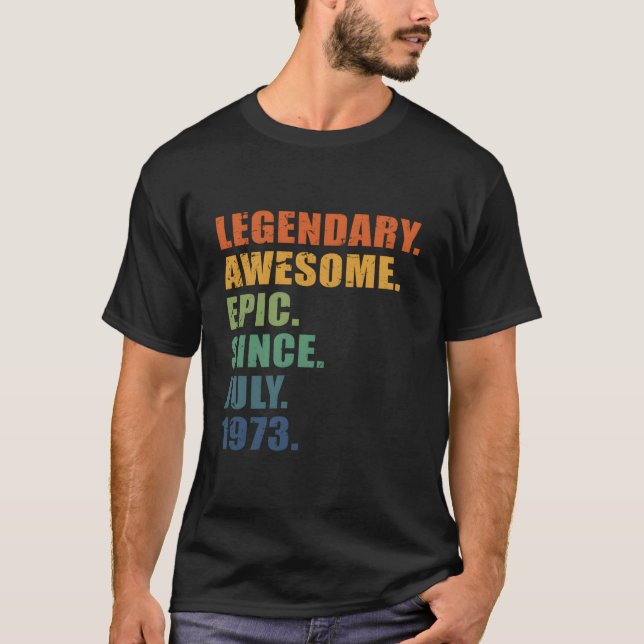 Camiseta Aniversario 50 años de julio de 1973 (Anverso)